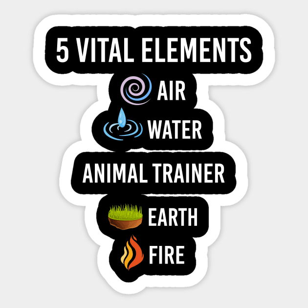 5 Elements Animal Trainer Sticker by blakelan128